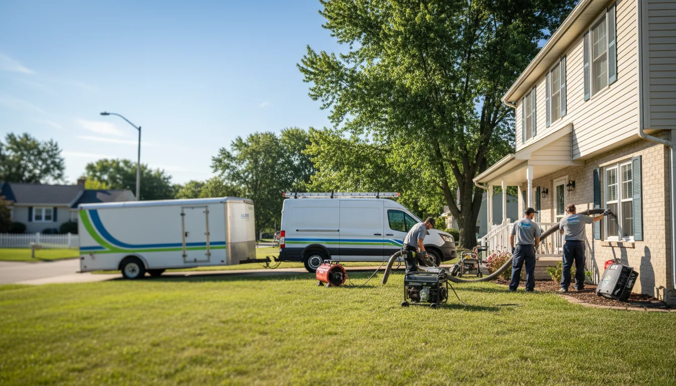 Flooded Basement Restoration And Cleanup With Repair in Odin, IL near me